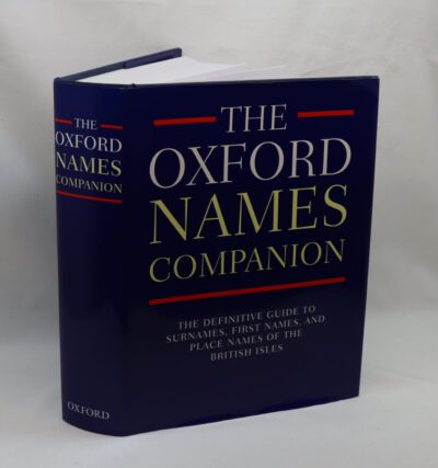 The Oxford Names Companion.