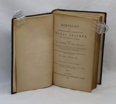 Memorials of Thomas Crammer. Vol I.