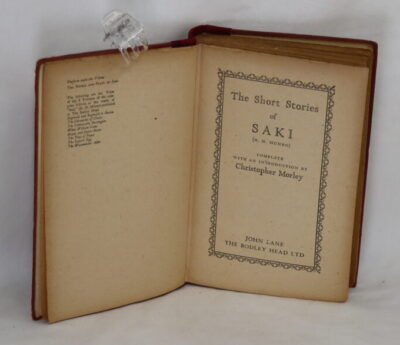The Short Stories of Saki.