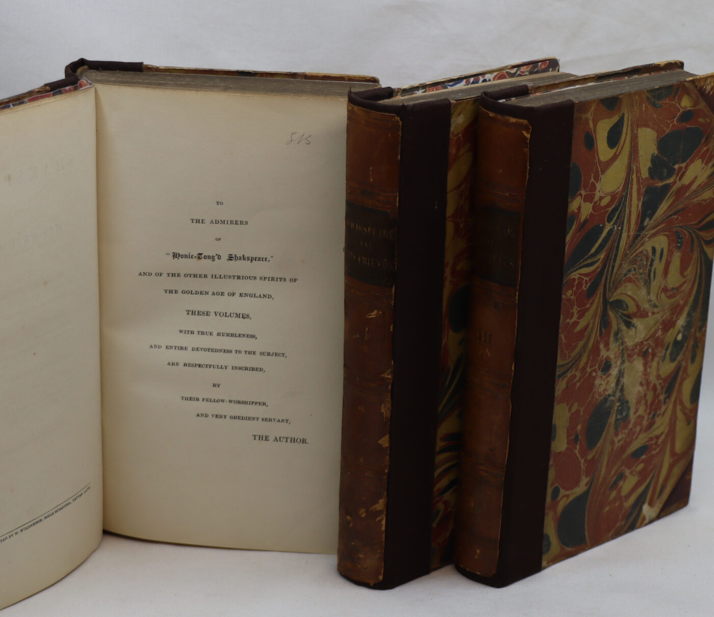 Shakespeare and His Friends. In Three Volumes. - Image 4
