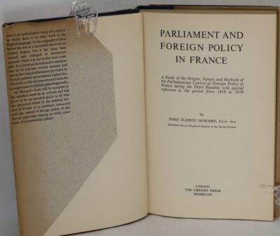 Parliament and Foreign Policy in France -20.