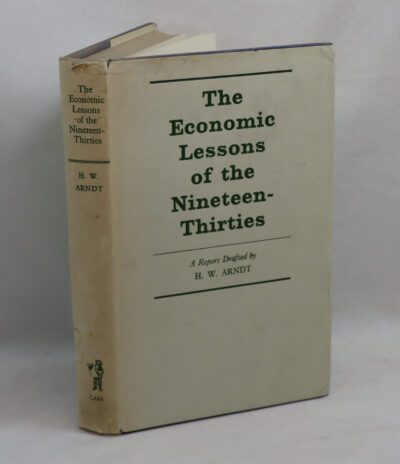 The Economic Lessons of the Nineteen-Thirties.