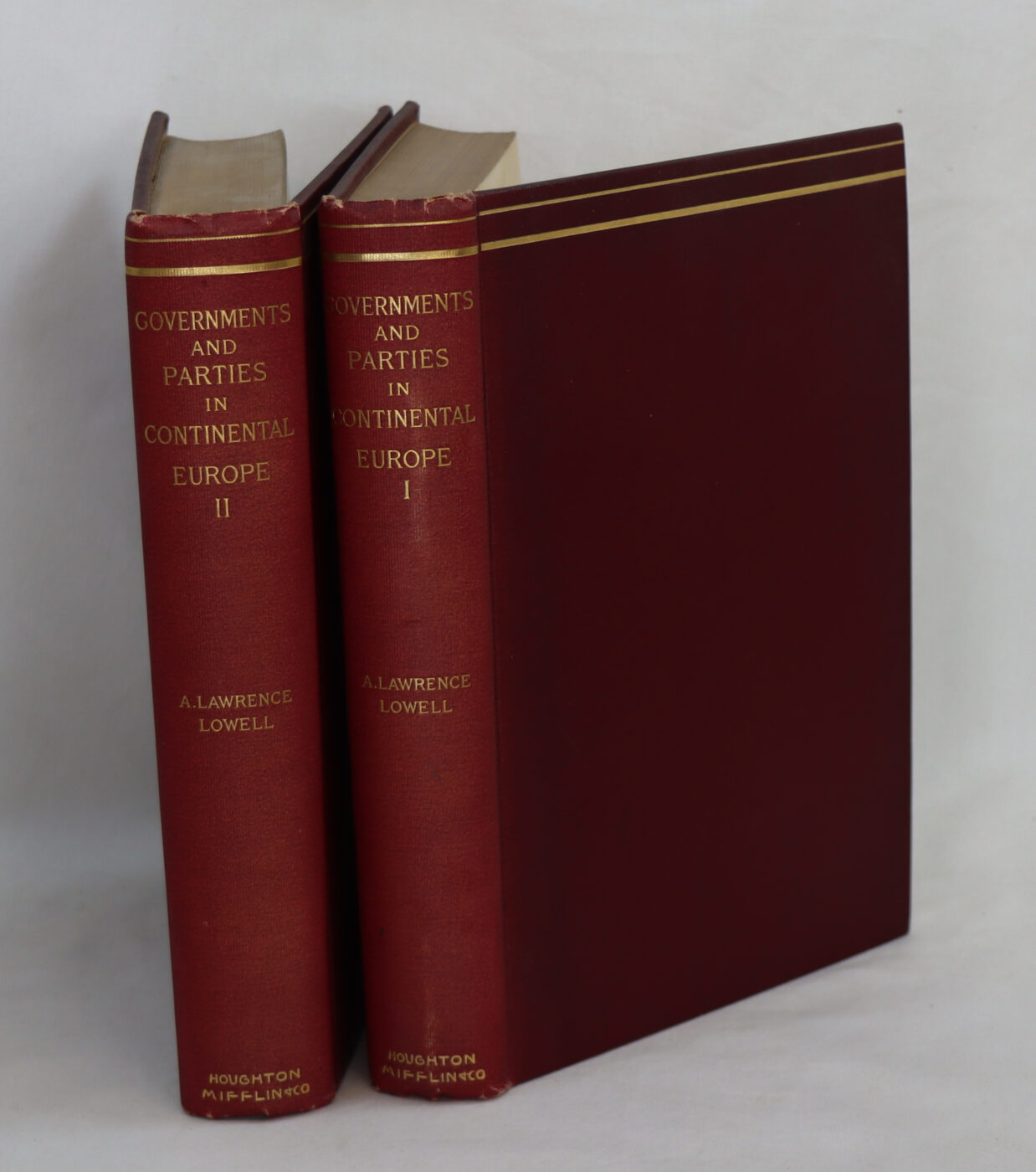 Photo of Governments and Parties in Continental Europe. Vol.1 & II.