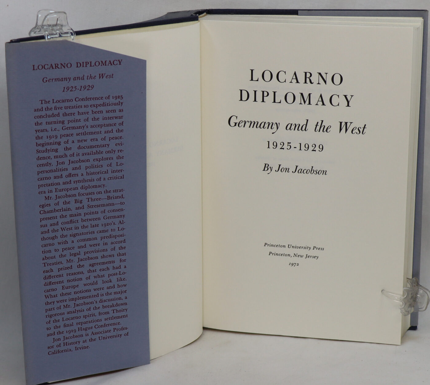 Locarno Diplomacy: Germany and the West 1925-1929. - Image 2