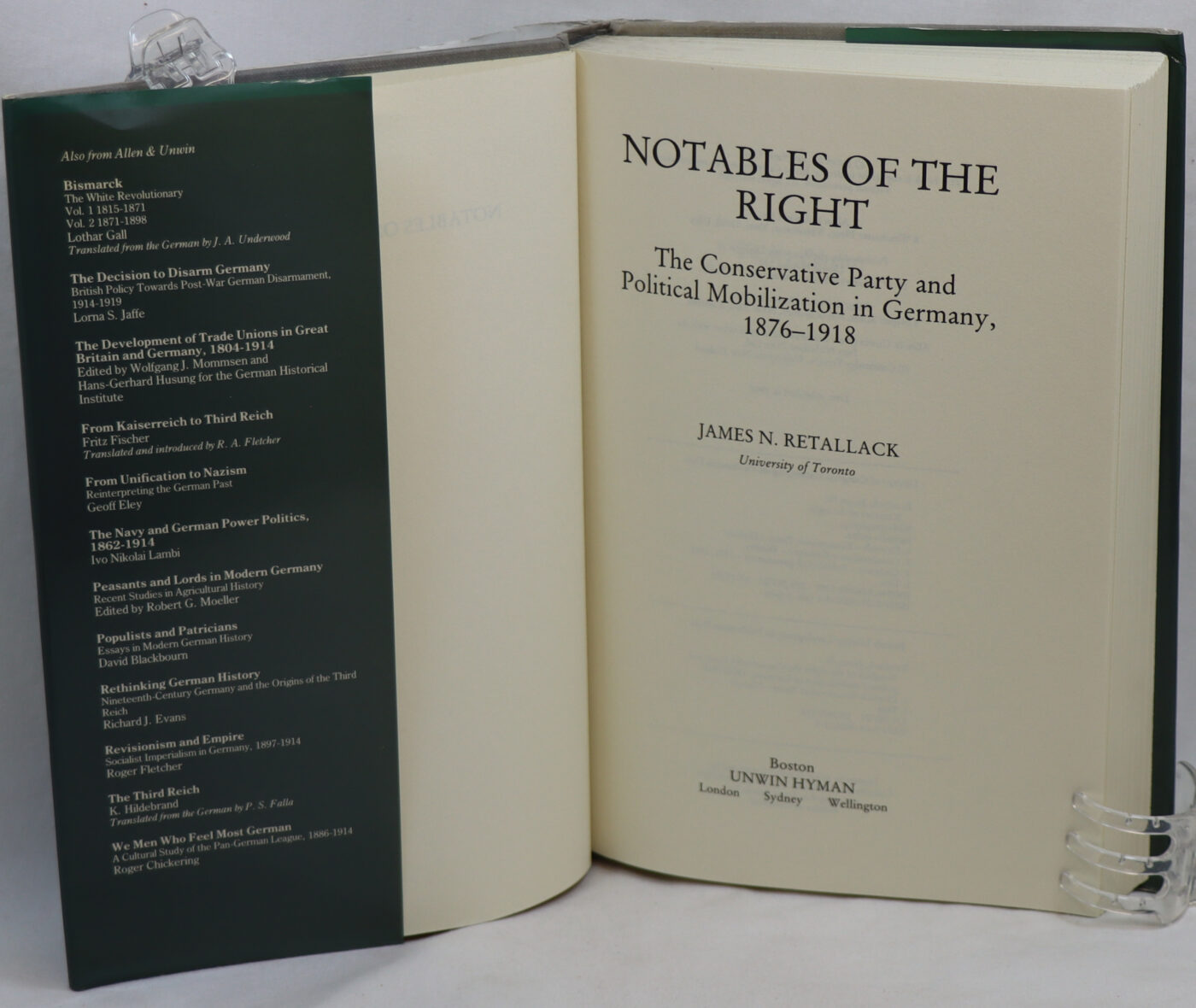 Notables of the Right: the Conservative party and political mobilization in Germany 1876-1918. - Image 2