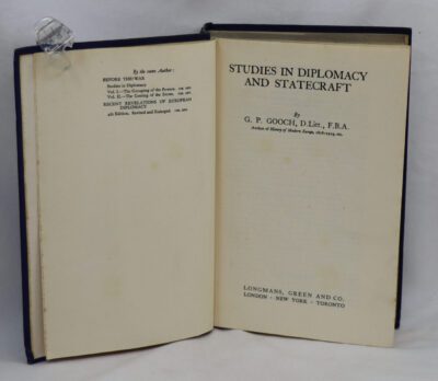 Studies in Diplomacy and Statecraft.
